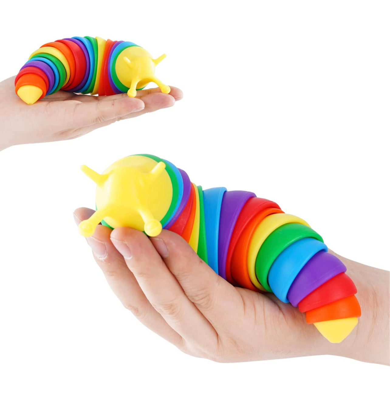 Toy Fidget Slug Sensory Flexible Desk Stress Relief Caterpillar Toy