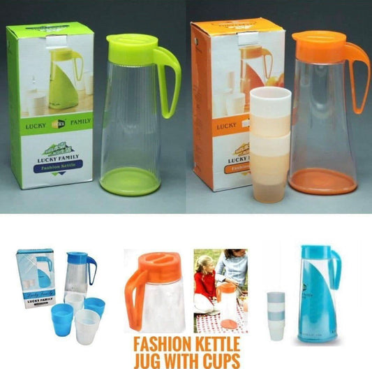 Kettle Type Pitcher With CupSet 5pc