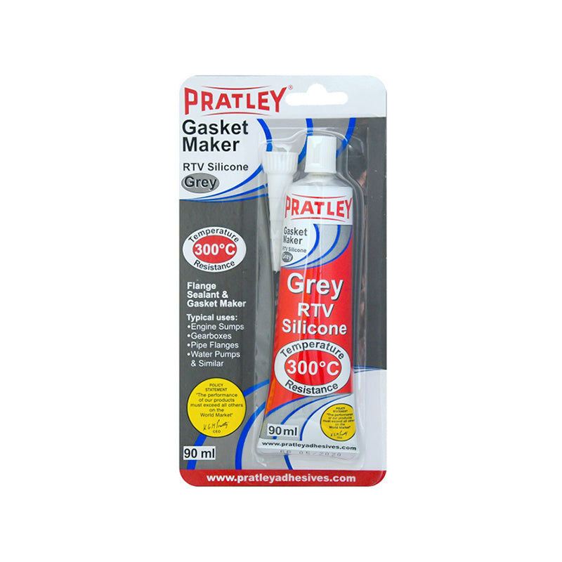 PRATLEY Sealant Gasket Maker RTV Silicone Grey 90ml