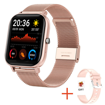 New Smart Watch Women Full Touch Bracelet Fitness Tracker Blood Pressure