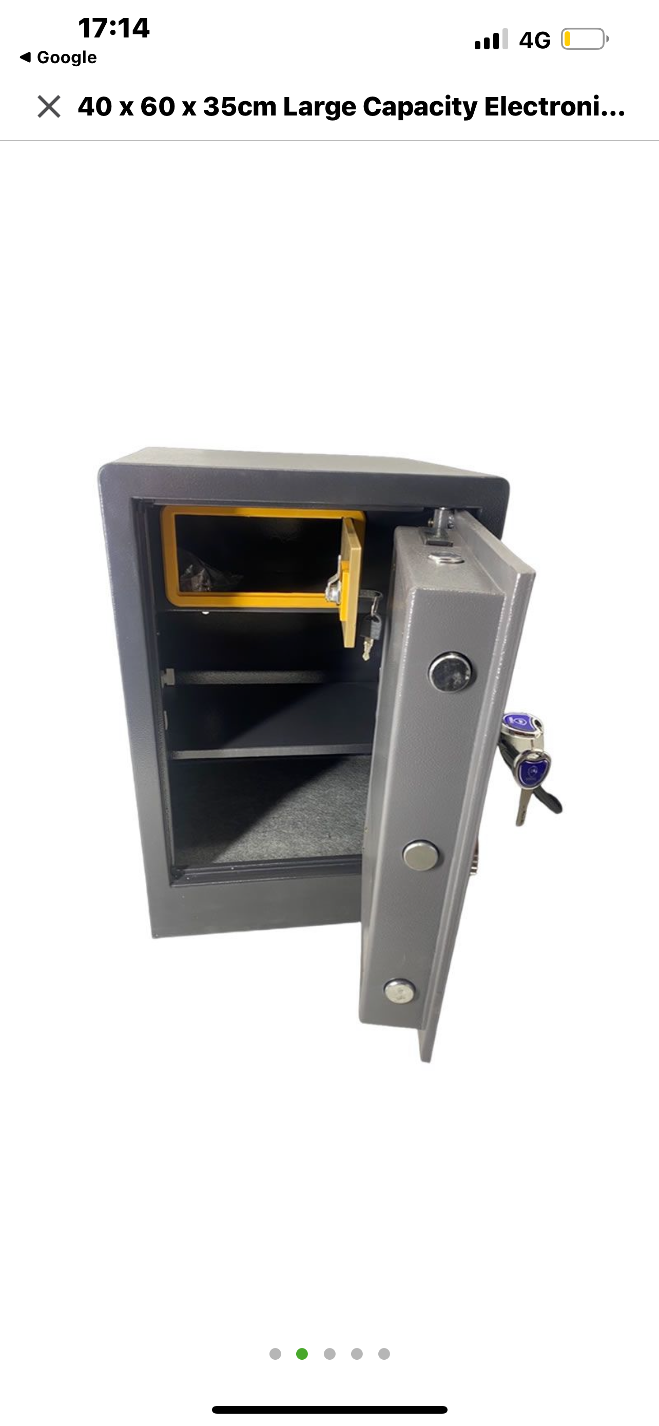 Electronic Code Digital Safe Lock Box