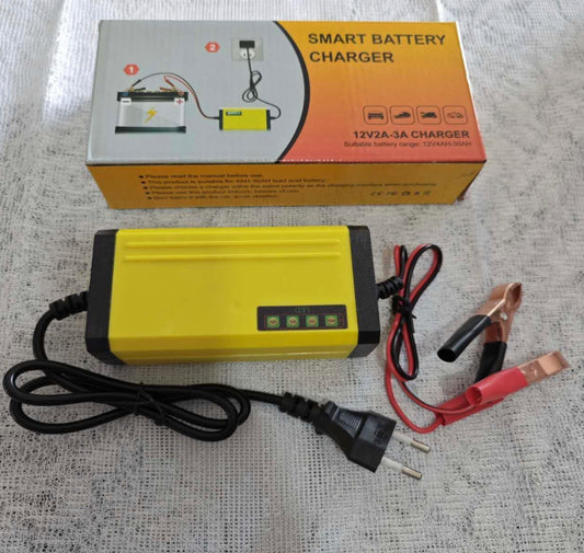 12V2A-3A SMART BATTERY CHARGER