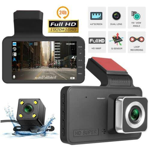 Dash Camera Dual Lens Video Recorder