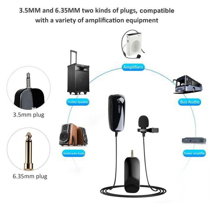 Mini Portable Wireless Rechargeable Microphone Voice Amplifier