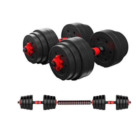 Weights Adjustable Plastic Cement Indoor Fitness Weight Lifting Adjustable Dumbbells 2:1