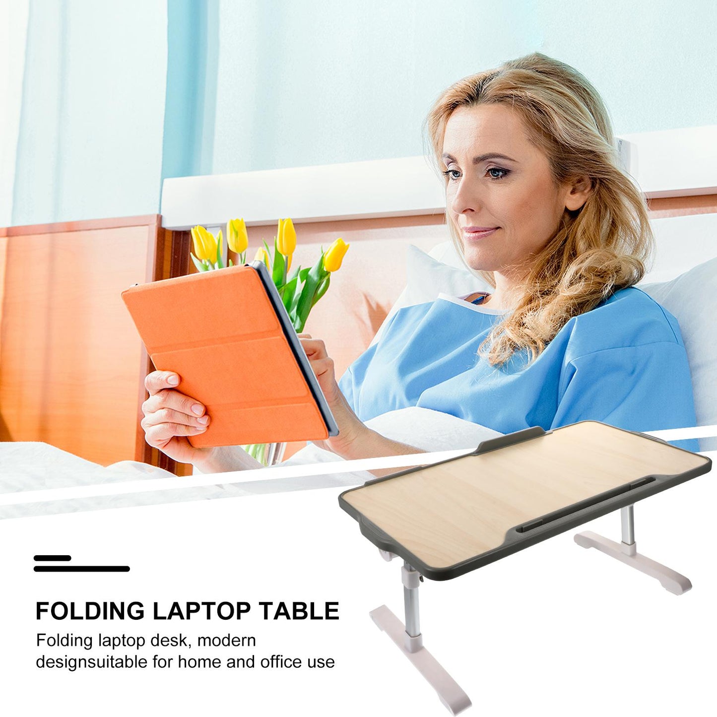 Adjustable Computer Desk Portable Folding Desk Folding Laptop Desk