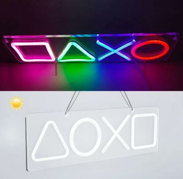 Controller Symbols Neon Atmosphere Light