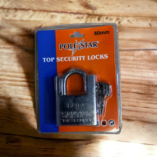 To Security Padlock Steel 60mm