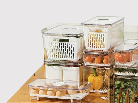 Acrylic Fresh Produce Multifunction Organiser 4Pc Set