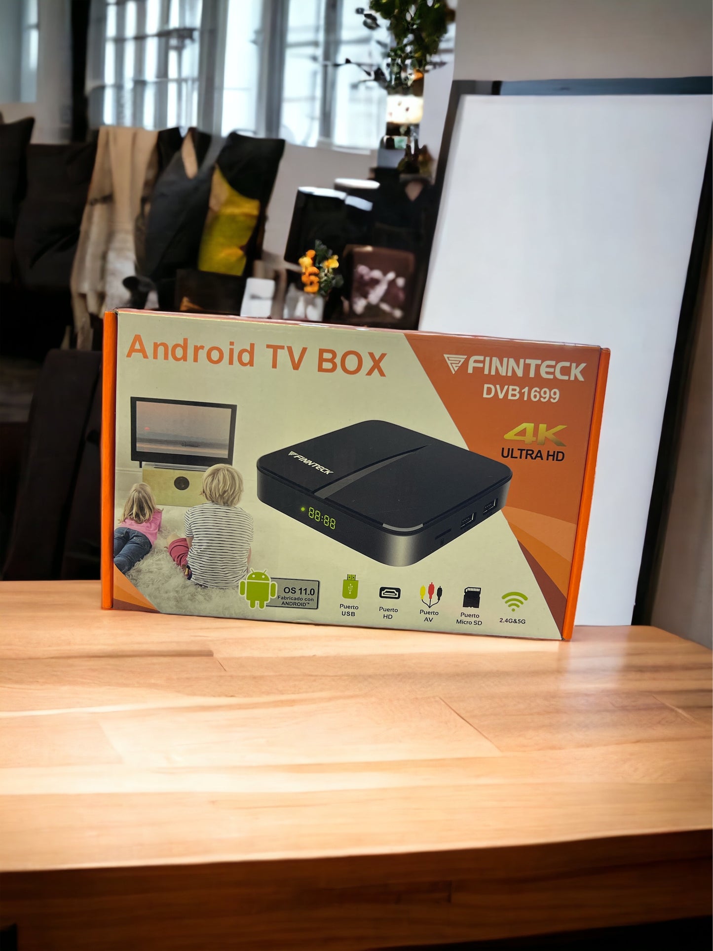 4K FINNTECK HIGH QUALITY ANDROID TV BOX