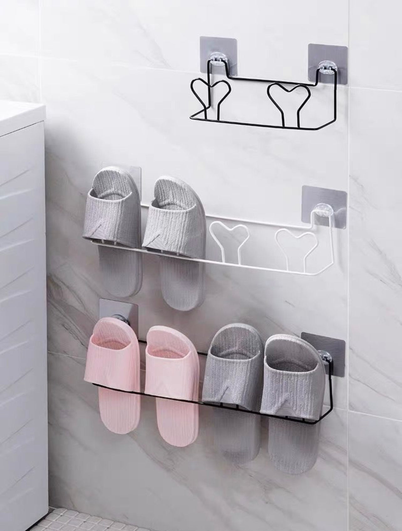 Hanging Shoe Rack Adhesive Mount