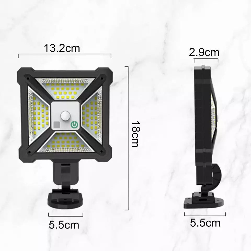 Load Shedding Solution - 81 LED Solar Sensor Light - Long lasting Battery