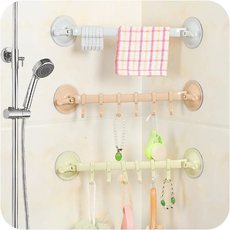 Seamless Suction Cup Towel Rack