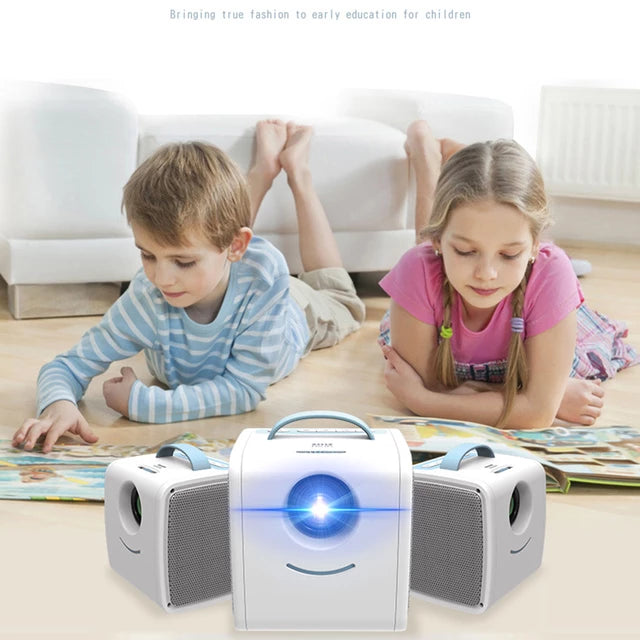 Kids Full HD Mini Projector Portable LCD