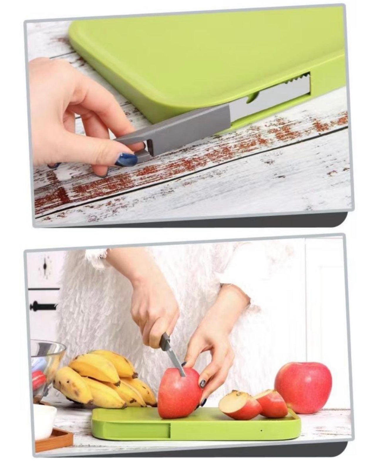 Chopping Board & Mini Knife Set