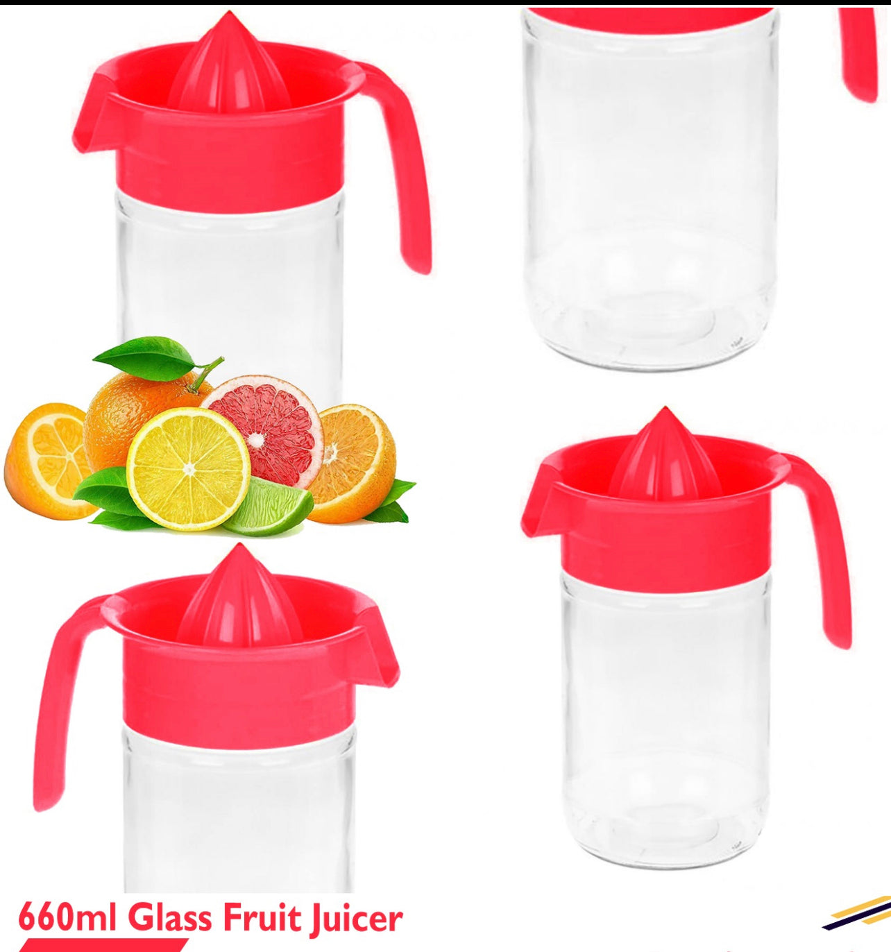 Glass Fruit Juicer/Extractor 600ml