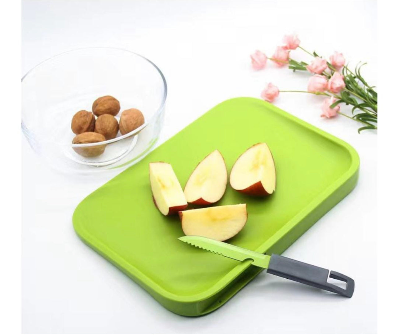 Chopping Board & Mini Knife Set