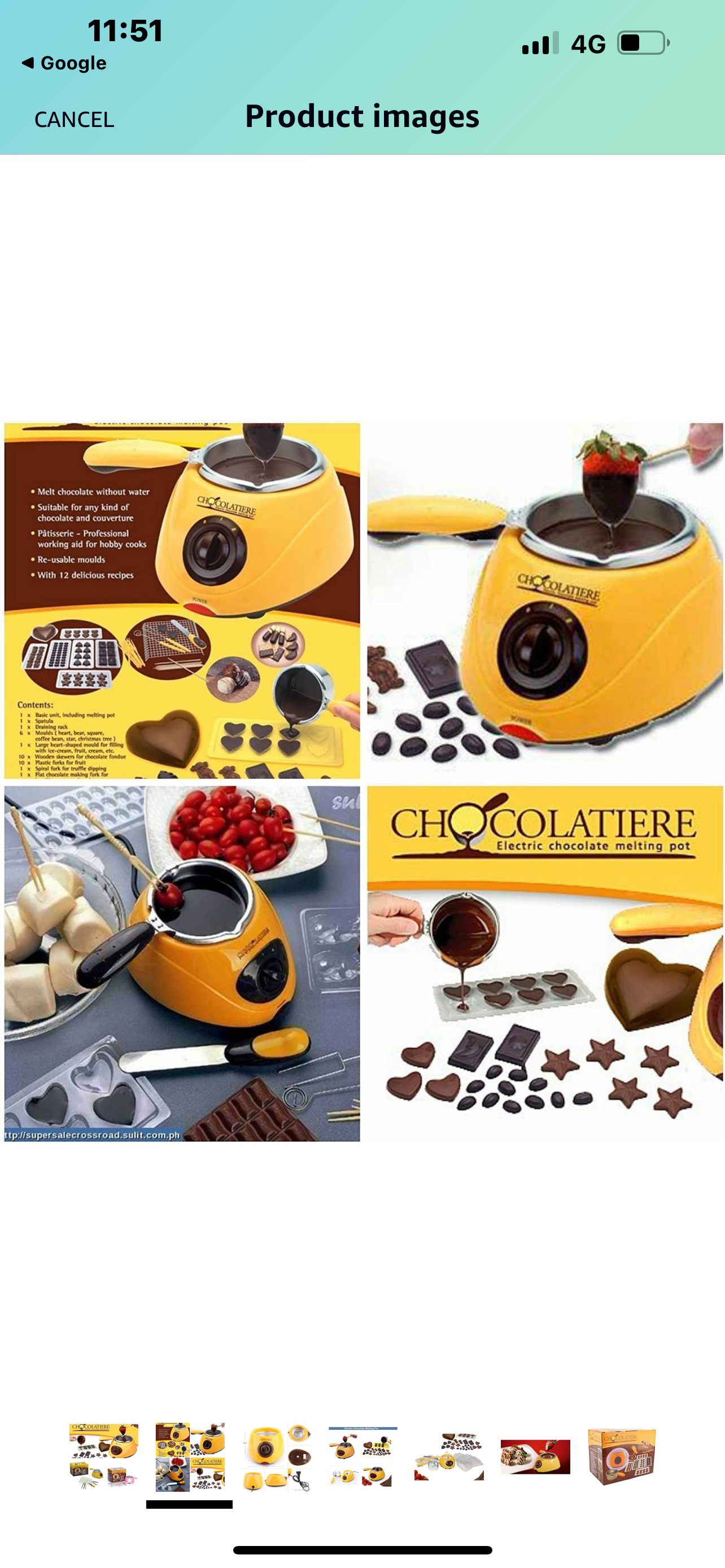 Fondue Electronic Chocolate Machine