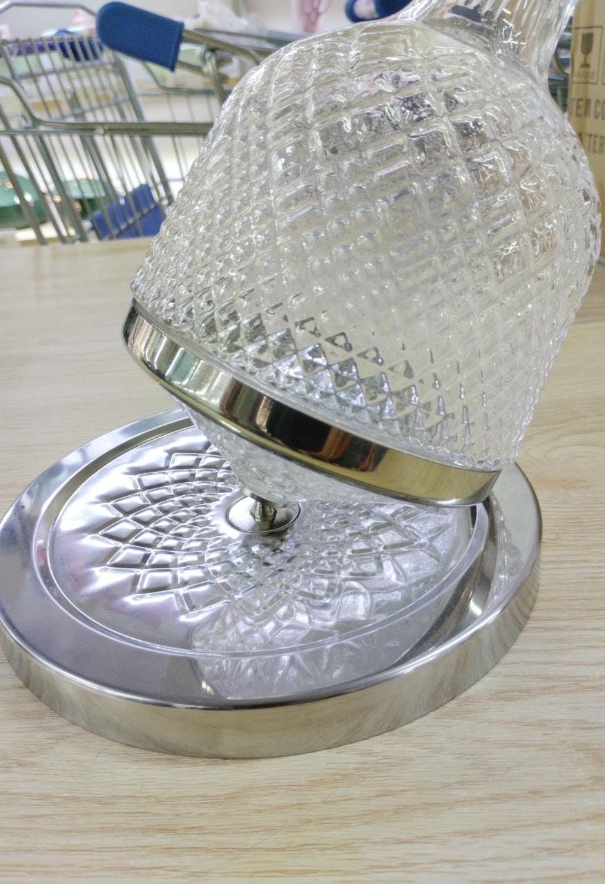 Luxury Rotating Crystal Wine Decanter