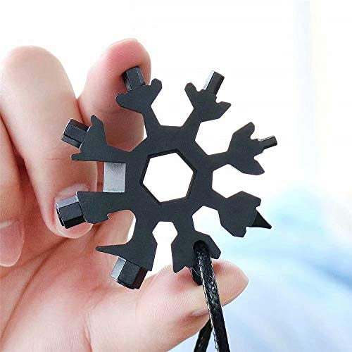 18 in 1 Snowflake Keychain Multi Tool