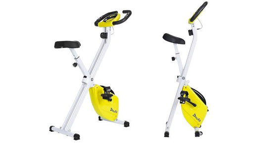 Folding Magnetic Upright Exercise Bike