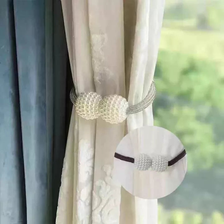 Magnetic Curtain Tieback 2pc Set