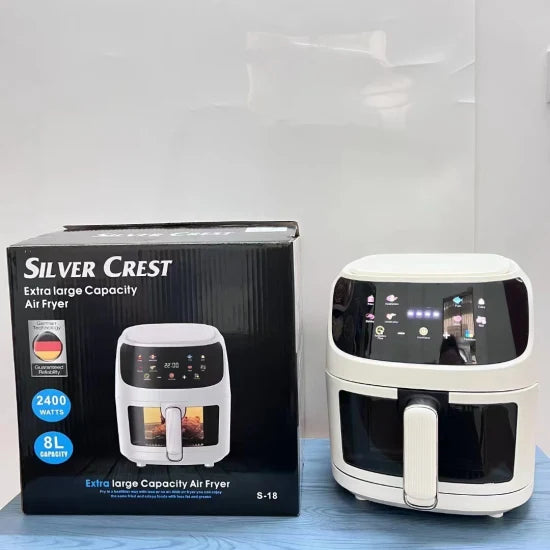 Silvercrest Smart 8L Digital with Clear View Airfryer 2400w