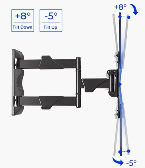 Wall TV Tilt Bracket 6 Way 14 to 55 Inch