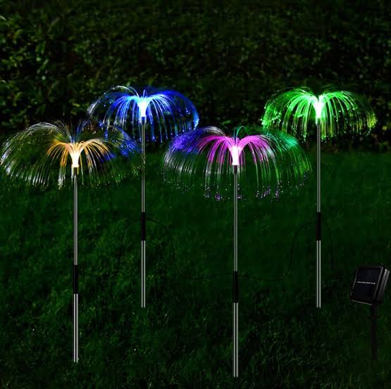 2pcs Color Changing  Solar Lawn Lamp