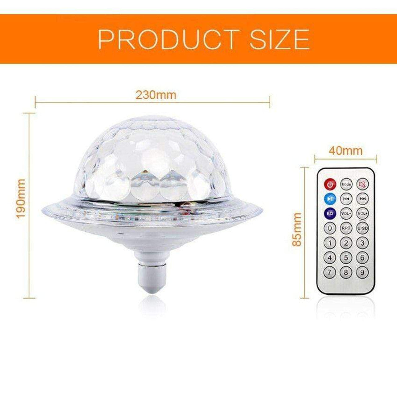 LED Bluetooth Crystal Magic Ball