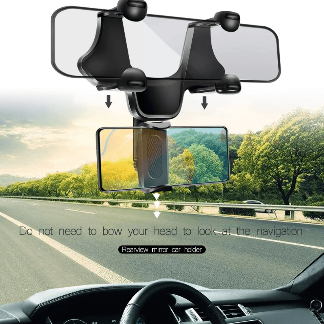 Universal Car Rear View Mirror Mount