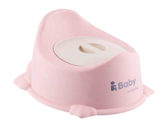 Non Slip Baby Portable Potty Toilet Training Chair( Cream White)