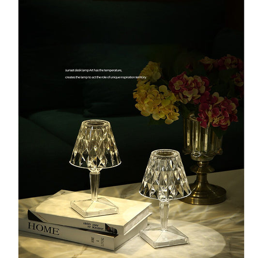 Diamond Table Lamp USB Charging Touch Lamp