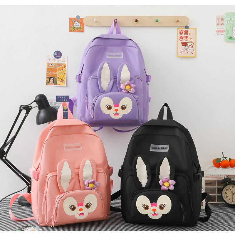 4pc Cute Cartoon Rabbit Backpack