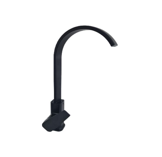 Stylish Kitchen Faucet (Tap) - Matt Black