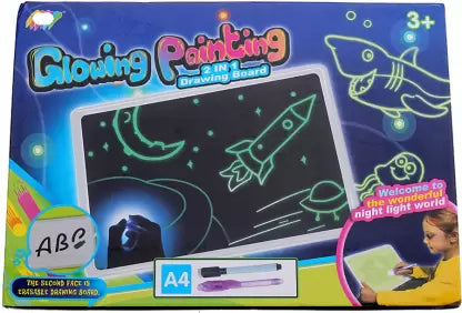 Glowing Neon Magic Light-Up Drawing Sketchpad